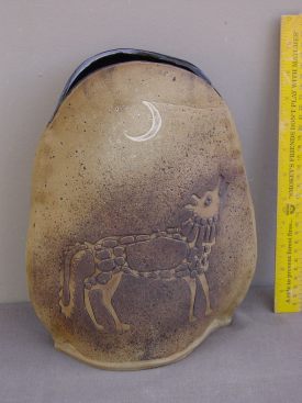 Wolf Vase